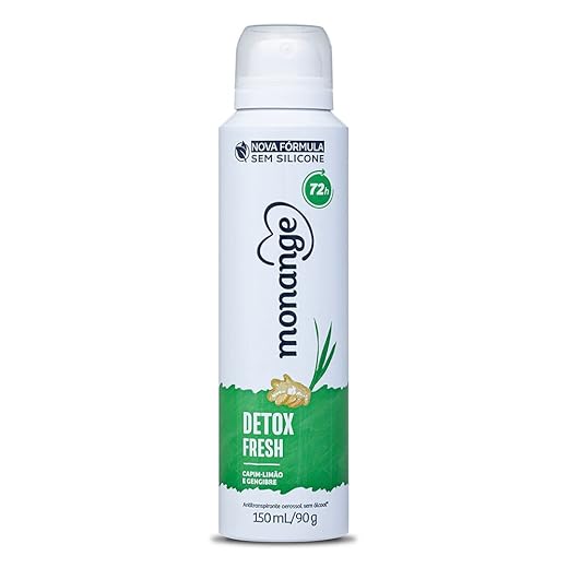 Monange Desodorante Aerossol Antitranspirante Feminino Detox Fresh 90G