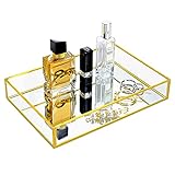 【Hay 3 Tamaños Disponibles】 -- Los discos de perfume de metal premium están disponibles en 3 tamaños. Tamaño rectangular grande: 30 x 20 x 5,5 cm / 11,8 x 7,9 x 2,2 pulgadas; Tamaño rectangular mediano: 25 x 18 x 4,5 cm / 9,8 x 7,1 x 1,8 pulgadas; Tamaño del polígono: 31,5 x 21,5 x 5,0 cm / 12,4 x 8,5 x 2,0 pulg. La elegante bandeja de espejo es muy adecuada para almacenar sus necesidades diarias, como crema, esencia, loción y más, para mantener su escritorio en orden.