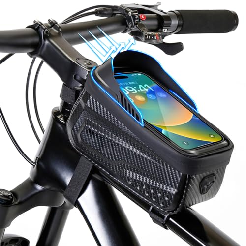 LLTTLTMM Bike Frame Bag, 3D EVA Hard Shell