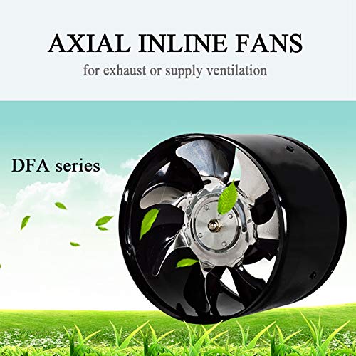 ventilador de extracción de un gran 6 pulgadas led cocina extractor ventilador ventilador de metal industrial 220V