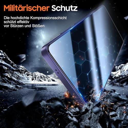 UniqueMe für Samsung Galaxy S26 Ultra für Panzerglas Sichtschutz - 2 Stück – Ansicht 4