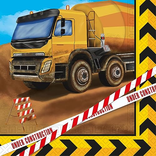 20 Napkins, Construction Site Party