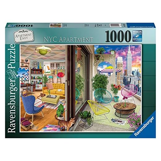 NYC Retro Apartment 1000 Piece Puzzle
