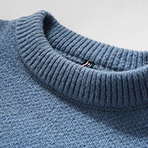 Cambkatl Men's Cloud Graphic Loose Crewneck Sweaters, Casual Long Sleeve Pullover Knit Sweaters Thermal Tops3