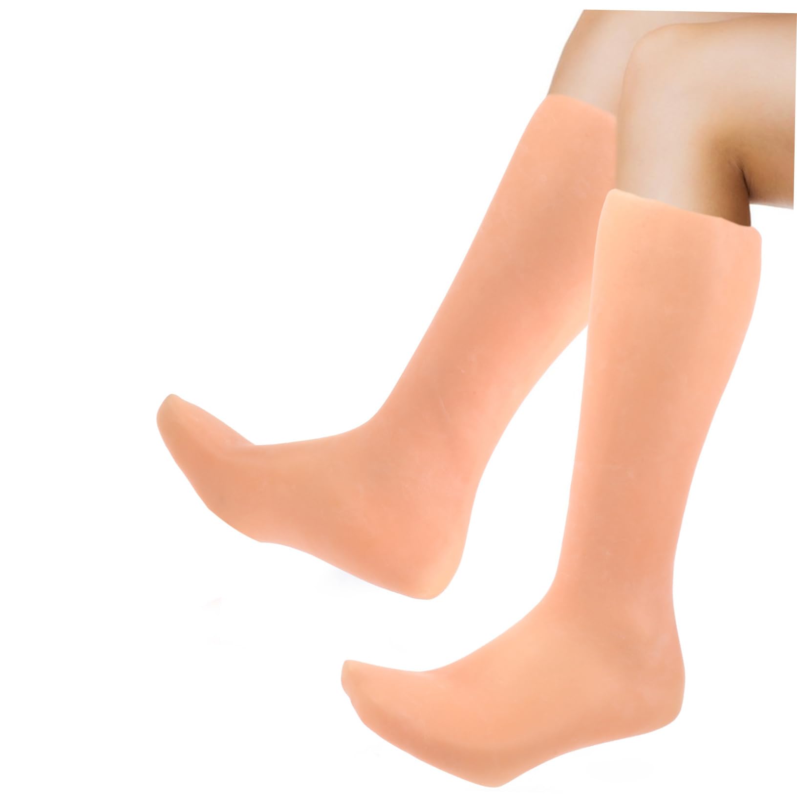 Anneome Calzini Lunghi Idratanti per Piedi Secchi Calze Lozione per Cure Piedi Adatte Talloni Screpolati Riutilizzabili e Pratiche