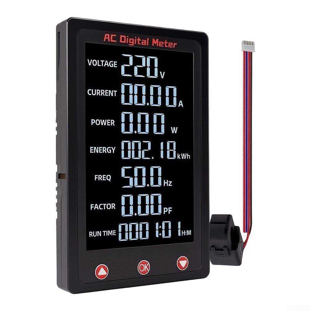 Contador LCD Retroiluminado 0-26kW Potencia Contador LCD Retroiluminado(closed)