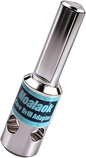 Ice Auger Drill Adapter for 1/2" Drill Chuck - Compatible with Strikemaster, Eskimo, Mora Hand Augers