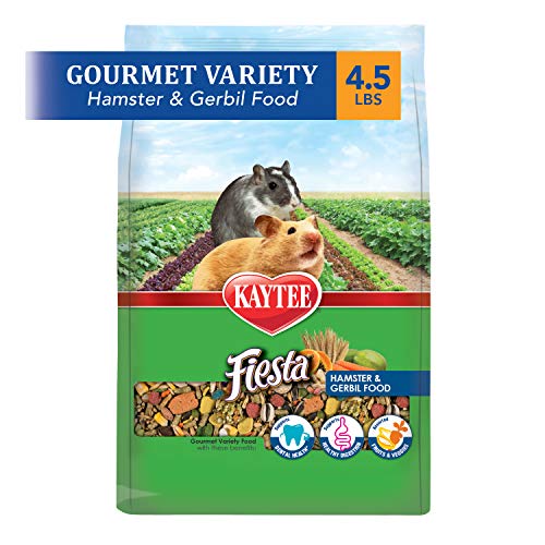 Kaytee Fiesta Hamster And Gerbil Food, 4.5-Lb Bag