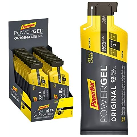 PowerBar PowerGel Original Espresso 24x41g - High Carb Energie Gel + C2MAX + Natrium + 53mg Koffein Cover
