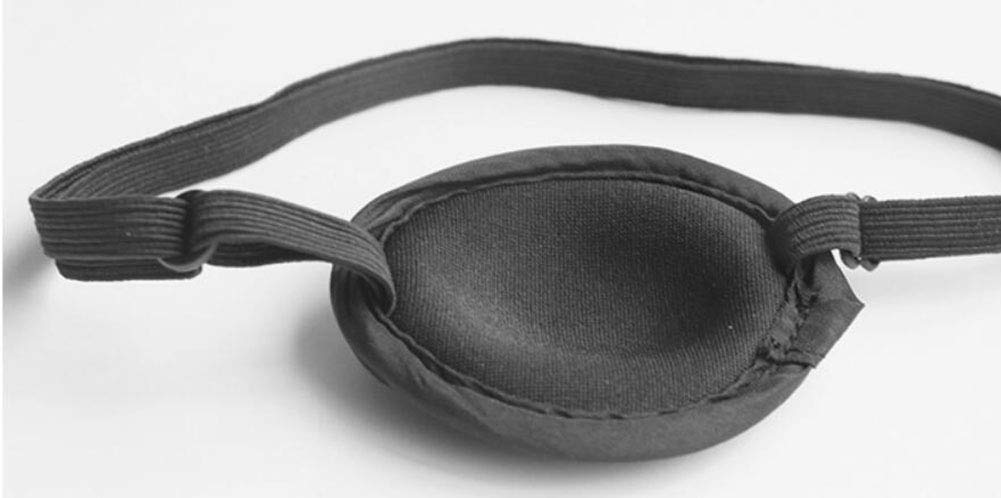 Adult/Child Breathable Adjustable Concave Strabismus Eye Patch Pad Amblyopia Corrected Single Eye Mask(M Size)
