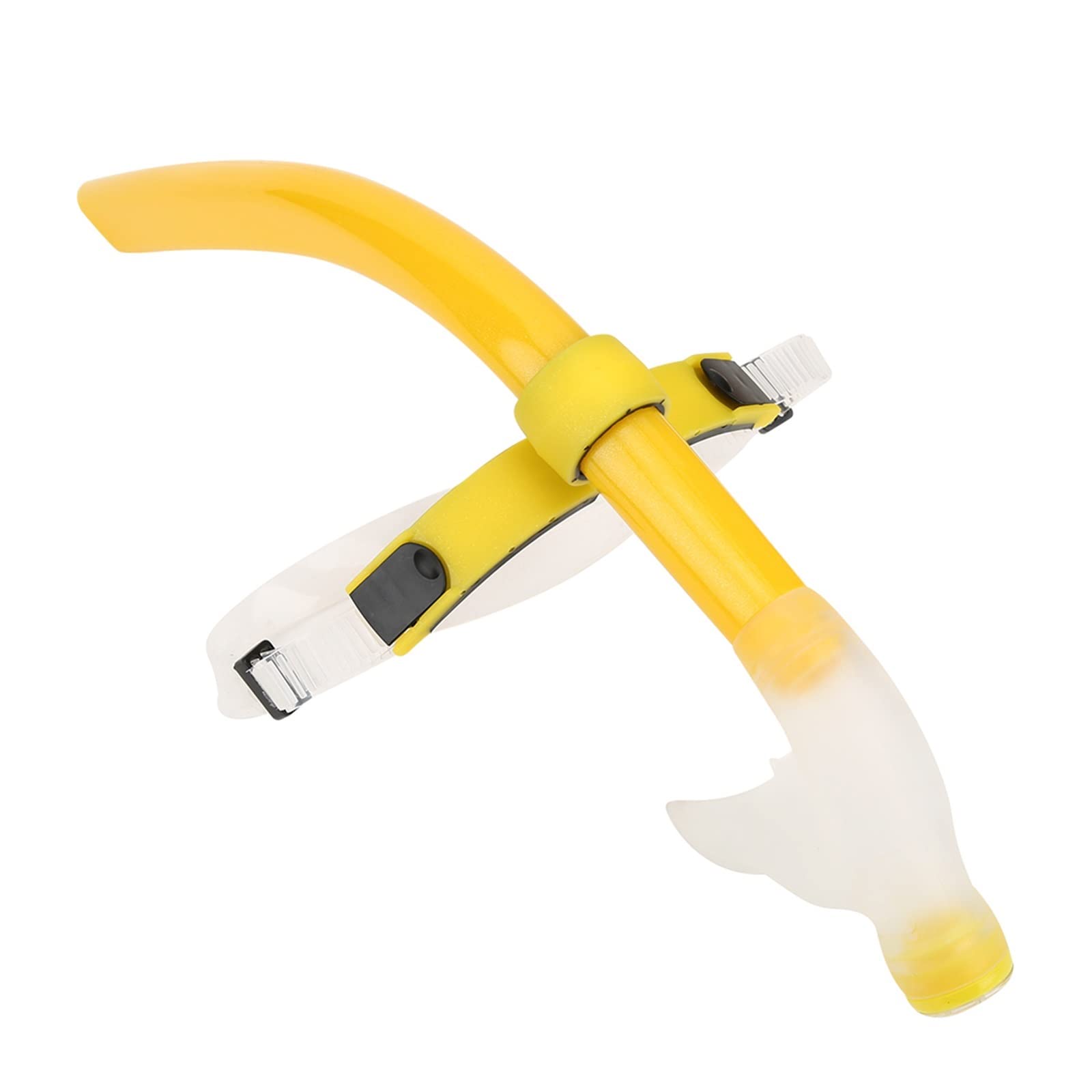 AMAZWI Buceo Snorkel Tubo del Snorkel Delantero Silicona Completa Tubo de respiración submarina Seca con válvula Fija for la práctica de natación Buceo para Actividades de Buceo y Snorkel