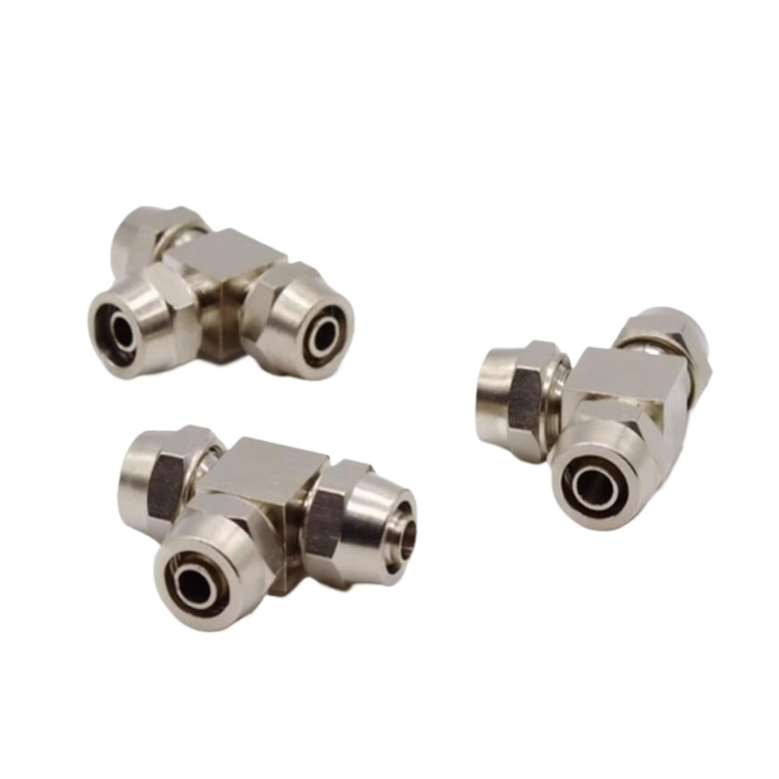 Metallo PV PE PU Attacco rapido pneumatico OD 4 6 8 10 12 14 16 MM Connettore rapido aria for collegamento rapido del tubo flessibile(K-PV10,10pcs)