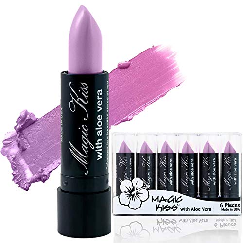 Magic Kiss Lipstick Set Aloe Vera Color Changing Lavender Made In Usa #TOP1