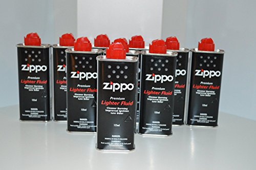 Recharge essence pour briquet Zippo 125 ml - Lot de 5 - haute qualité