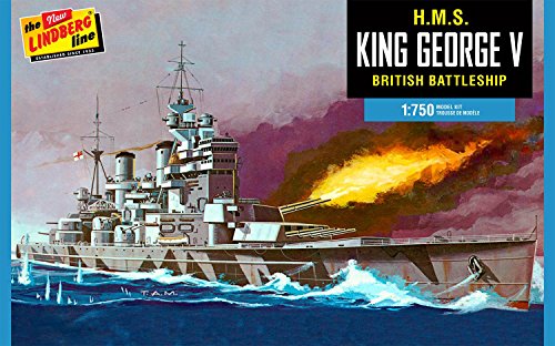 Lindberg HMS King George V 1:750 idée cadeau maquette historique HL447