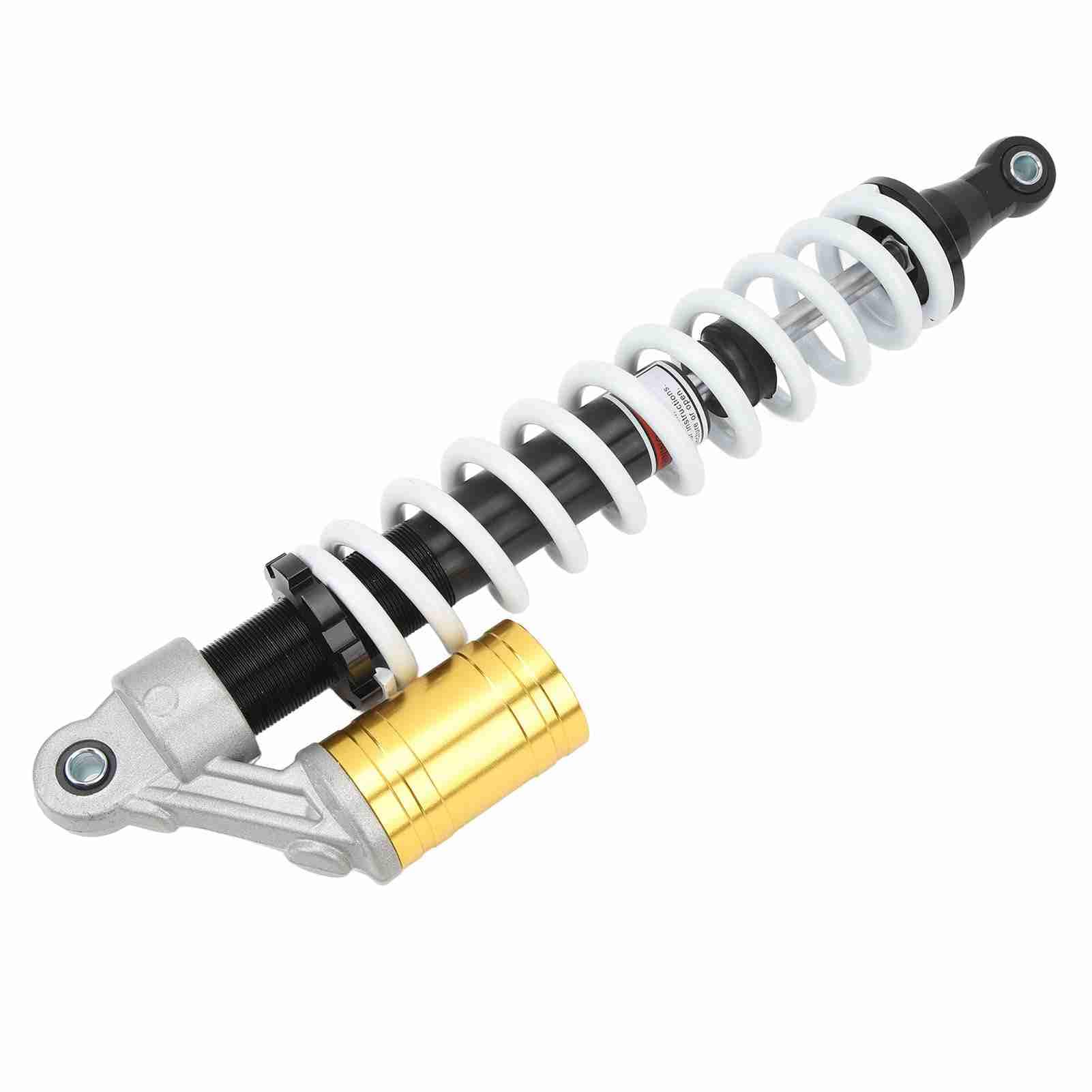 Ammortizzatore a molla di sospensione – Distanza dei fori da 430 mm Smorzamento regolabile per 150cc 200cc 250cc PIT Dirt Quad ATV Trail Dune – Lega di alluminio CNC durevole
