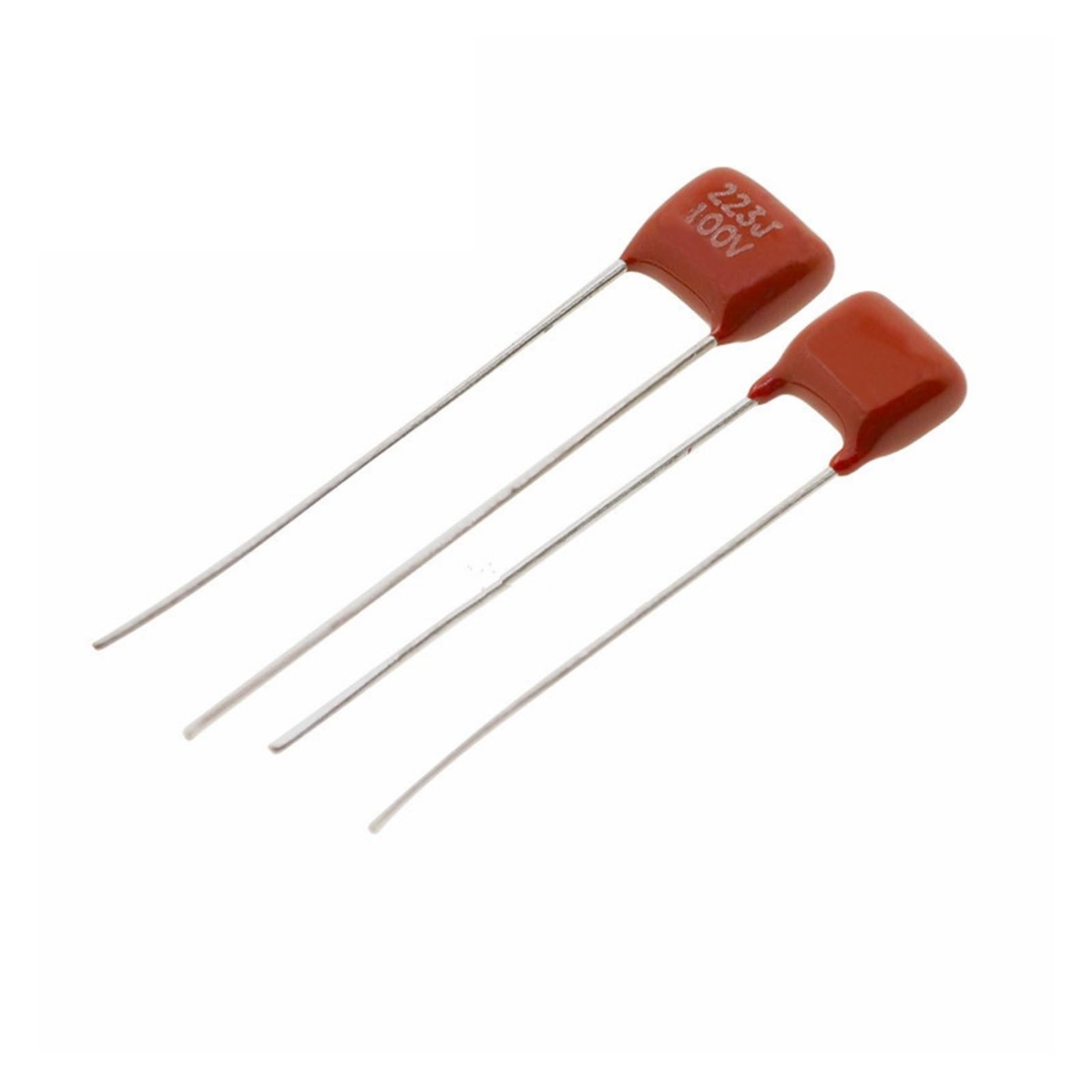ICXLPMC 20PCS 100V223J 0.022UF Pitch 5mm 22NF 100V 223 223J CBB Polypropylene film capacitor