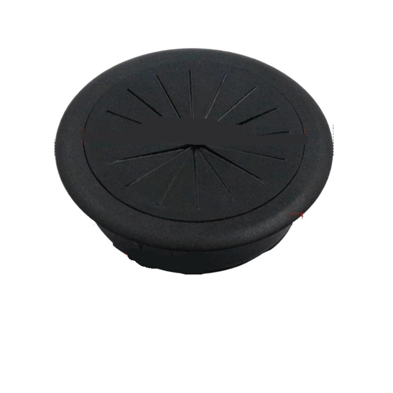Desk Cable Grommet 50mm 60mm Desk Cord Grommet Wire Hole Cover Line Outlet Port Threading Box Cable Passing Office Table Organizer(Black 50mm,1pcs)