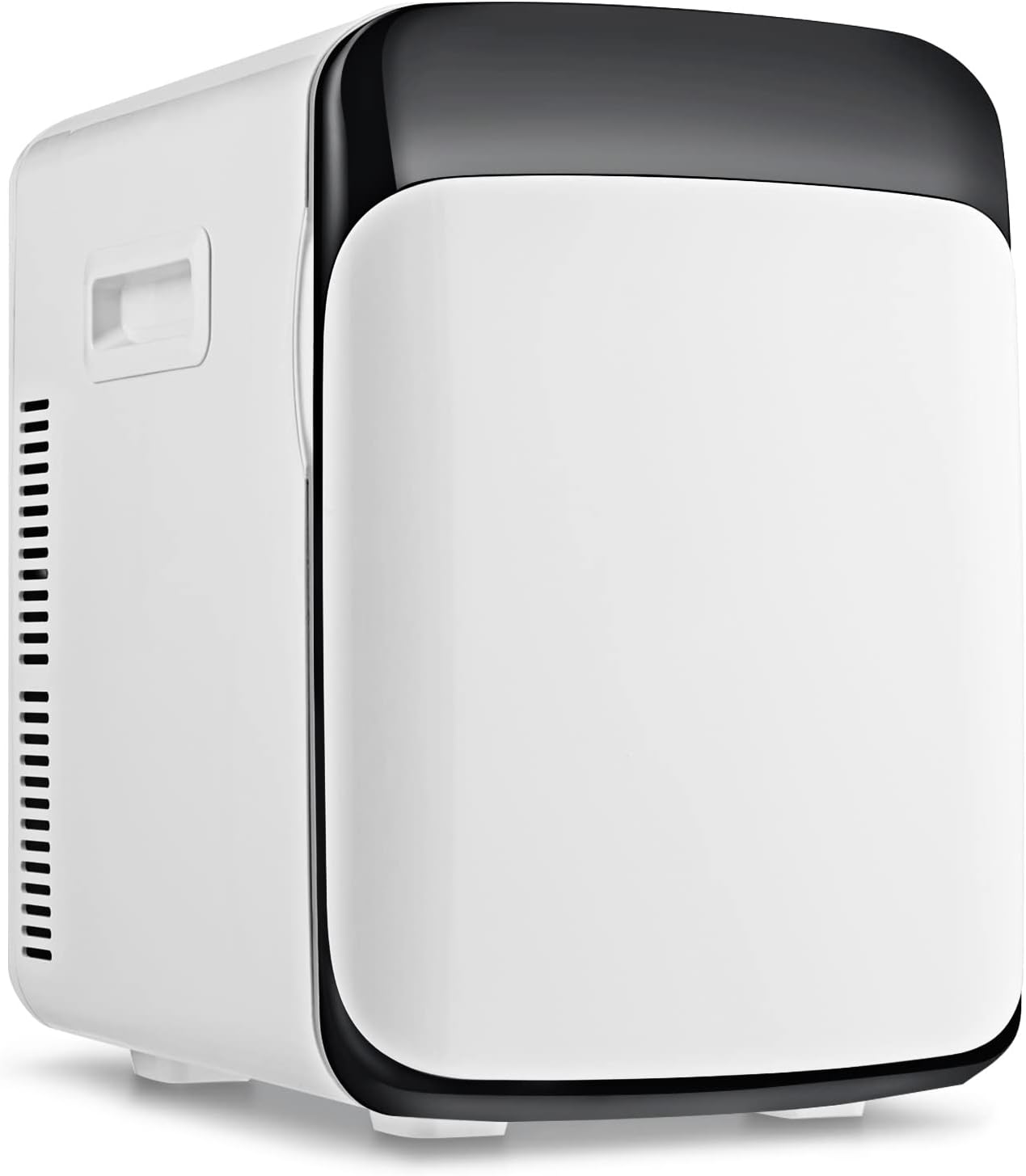 RELAX4LIFE Frigo Piccolo Portatile Caldo e Refrigerazione, Temperatura Regolabile -5~50°C, Mini Frigorifero Basso Consumo per Auto Camper Casa e Ufficio (Bianco-Modello2) [Classe di efficienza energetica A++]