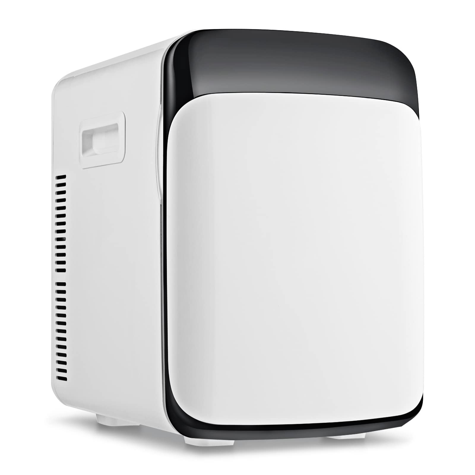 RELAX4LIFE Mini Nevera 15L Portátil -3 ℃ ~ 50 ℃ para Uso Doméstico Automóvil, Mini Nevera Nevera 1 Puerta con Enfriamiento Calefacción para Todas las Estaciones, Blanco