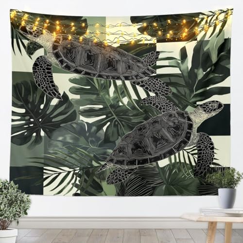 jejeloiu Sea Turtle Tapestry Wall Art image 5