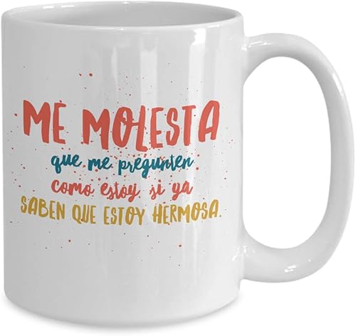 Miniatura 6 de Taza de Café Me Molesta Vaso, taza de divertidas, tazas personalizadas, taza de café inspiradoras, taza con mensajes positivos.