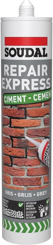 Soudal Repair Express Cement 290 ml Tube Beige Color