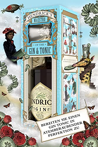 Hendrick’s Gin Geschenkset mit exklusivem Barmaß, 70cl - ein meisterhaftes Gin & Tonic Set