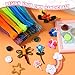 1800 Pcs Pipe Cleaners 6 mm by 12 Inch Chenille Stems Pipe Cleaners Craft Supplies Art Supplies for Kids Adults DIY Creative Decorations, 36 Assorted Colors (Stylish Color)