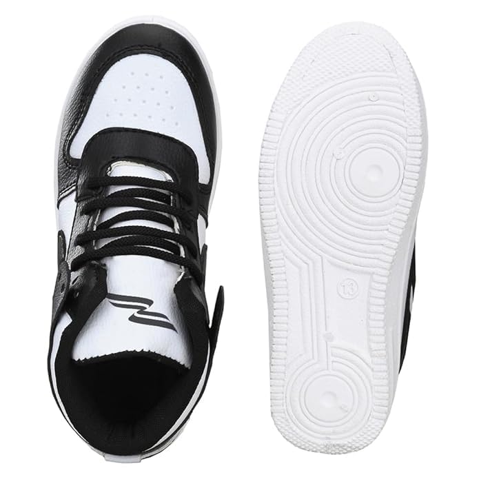 Image of HOOH Kids Unisex Sneakers for Boys and Girls from 5 Years to 12 Years (Size Chart in Images)