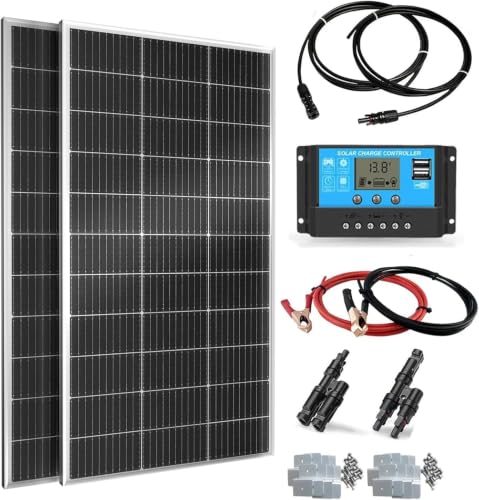 WUZECK 300W Solarpanel Kit Set 12V, Solaranlage Wohnmobil...