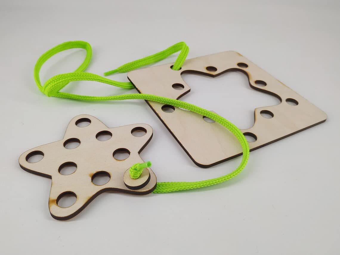 Haoser Sewing Toys,Lacing Activity for Kids, Educational and Learning Montessori Activity Baby and Kids, Fine Motor Skill Toys (B0C4FG2KM5) Amazon Price History, Amazon Price Tracker