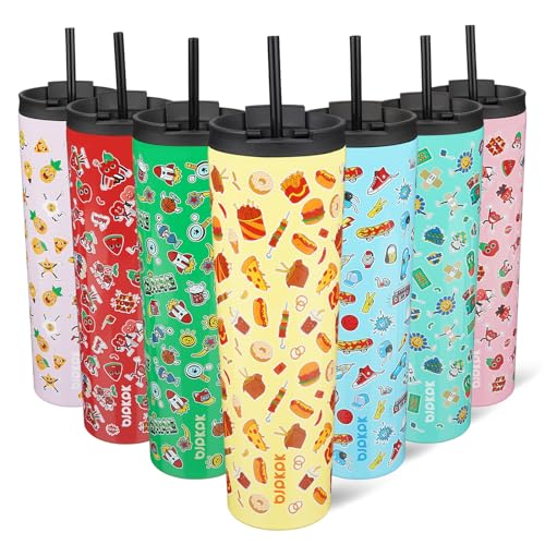 Image of BJPKPK 34oz Coffee Tumbler with Straw, Insulated Stainless Steel Cup