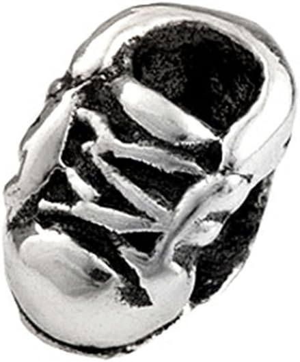 SilveRado Sterling Silver Kidz Baby Shoe Bead / Charm