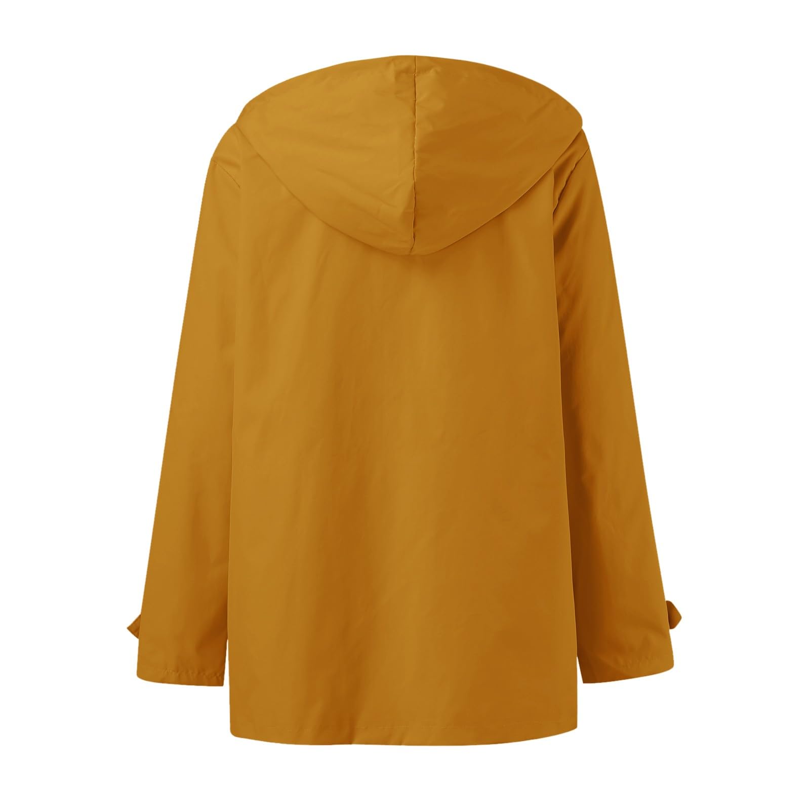 Genérico Chaqueta Mujer-Sudadera Con Capucha Para Mujer Abrigo Impermeable Para La Lluvia Bolsillos SóLidos Chaqueta Con Cremallera Entrenamiento Chaqueta De Lluvia A De Al Libre