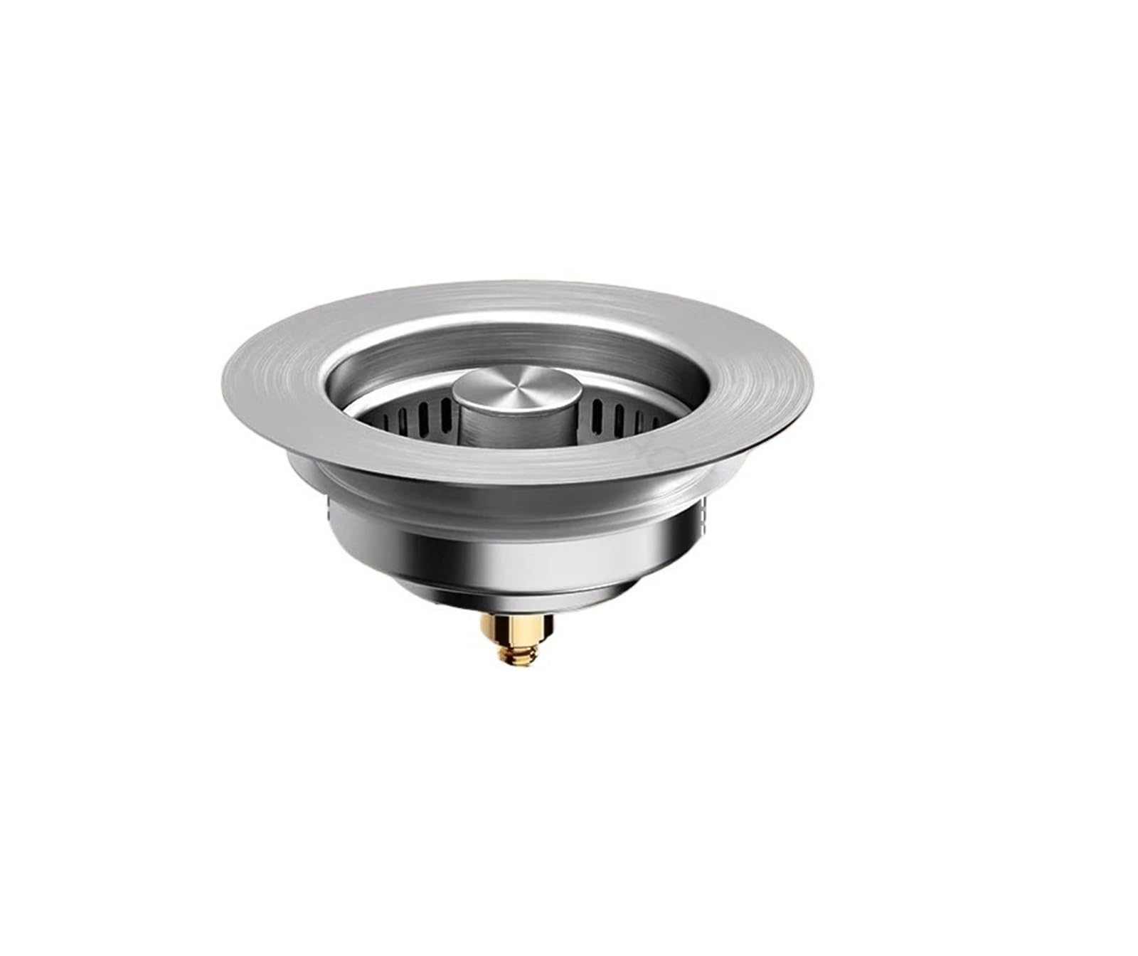 Sink Strainer Waste 2pcs 304 Stainless Steel Sink Drain Basket