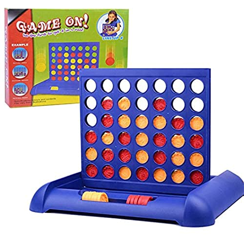 COOLBABY Connect 4 Game ChildrenS Educational Board Toys Baby Kids Math Toy Gift One Size