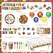 173 PCS Building Block Birthday Party Decorations - Plates, Napkins, Cups, Cutlery, Cake & Cupcake Toppers, Banner, Hanging Swirls, Tablecloth, Balloons for Boys' Kids' Birthday Party, Serves 20