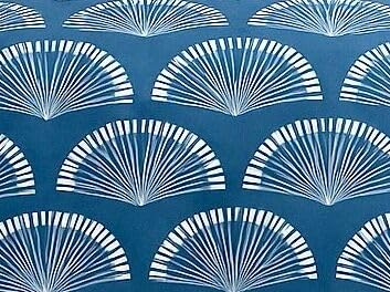 Image of DECOR2ADMIRE 300 Thread Count Premium Cotton Printed Single Bedsheet with One Pillow Covers for Home 60 Inches x 90 Inches (Blue Triangle Print, Single 60 inch x 90 inch)