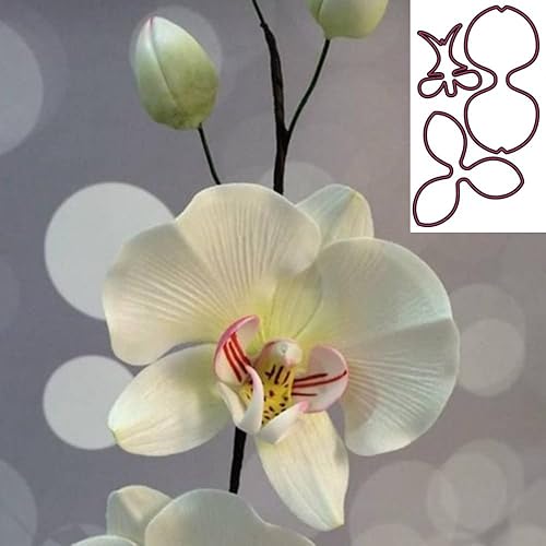 Nuevo arco flores orquídeas troquelado troquelado de metal troquelado Die Scrapbook tarjeta de papel decorativo DIY Embossing Crafts