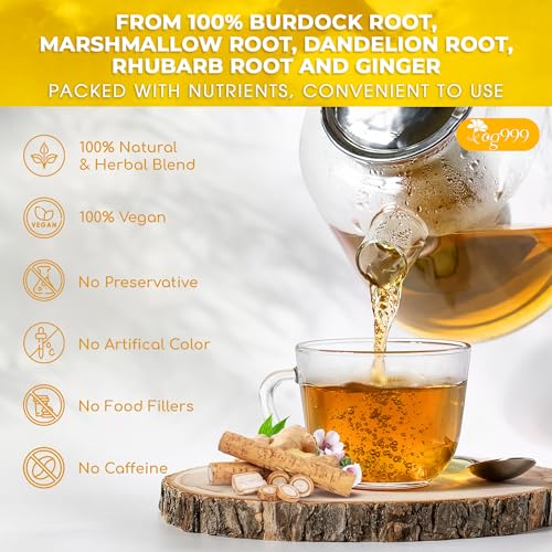 Image of TOG Premium 60 Essiac Tea Bags - Rene's and Ojibwe - Original 4-Herb Formula Since 1922, 100% Natural & Pure, Caffeine-Free, No Additives or Preservatives, Non-GMO, Plant-Based & Vegan
