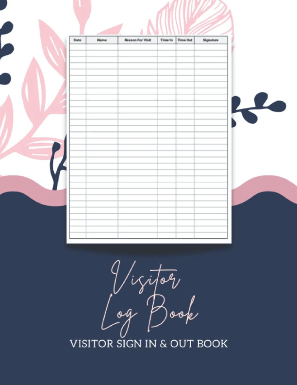 Buy Visitor Log Book Visitor Sign In & Out Book Contact Track and