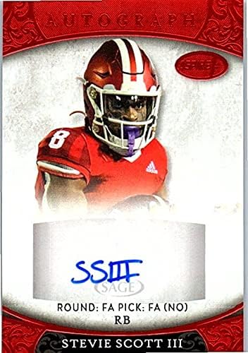 Stevie Scott III Autographed Collectible Football Card - 2021 Aspire Football Card #ASP-107 (Broncos) Free Shipping