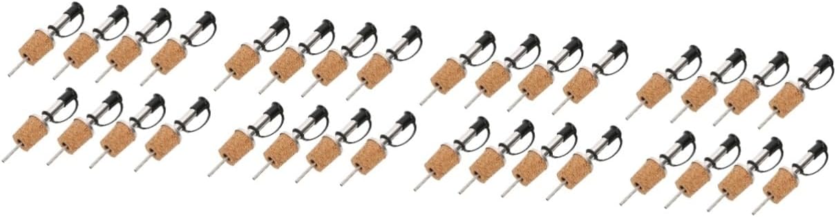 Ciieeo 4sets 8pcs Multi Function Wine Pourer and Household Liquor Stopper Food Grade Airtight Seal for Wine Soda Oil Bottles and 8pcs*4