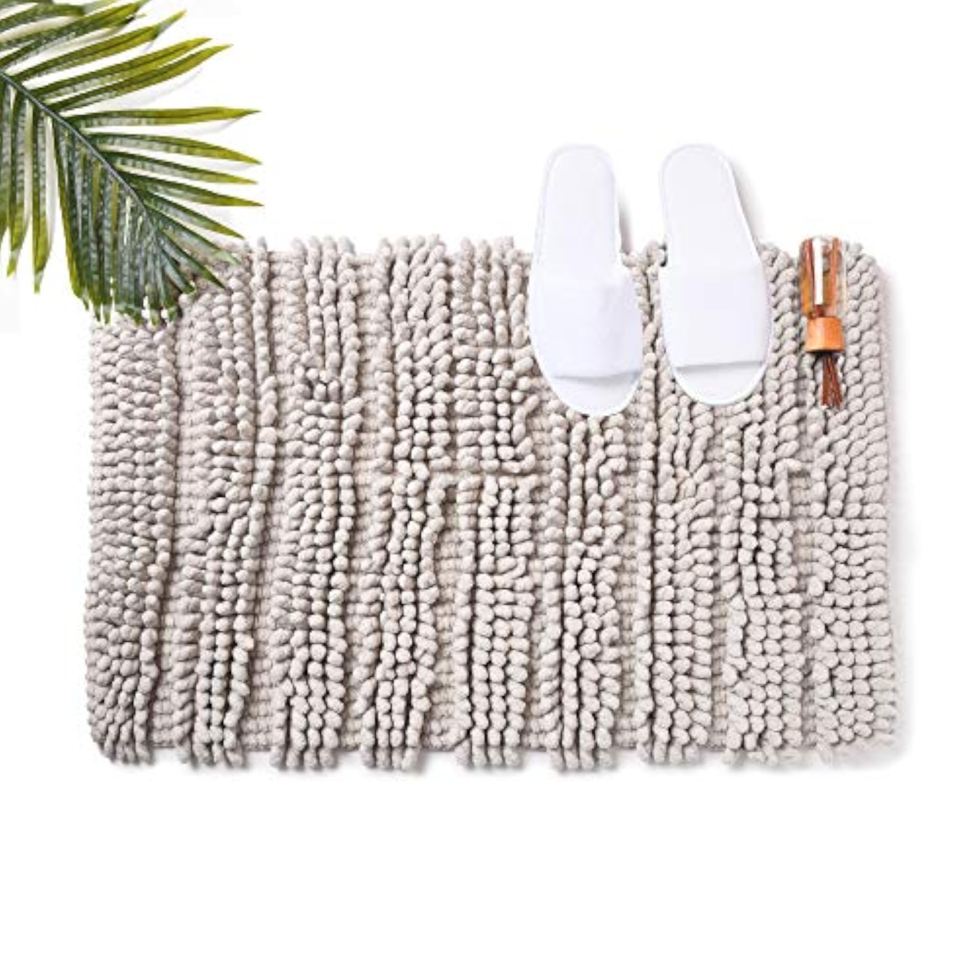 Cotton Bathroom Mat Anti-Slip, Soft and Absorbent