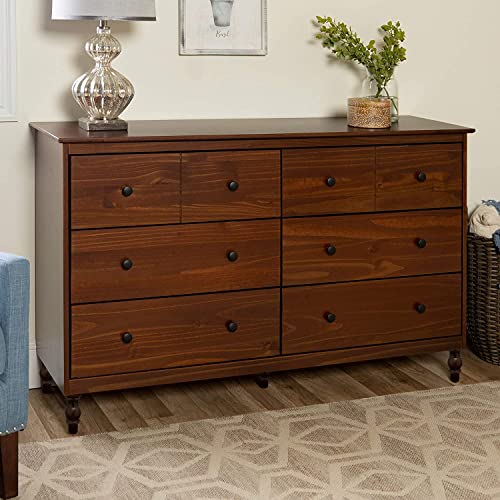 Maricome YZJHL005 6 Inch Wood Sofa Legs Walnut Turned Round Bun Wooden Furniture Legs Set Of 4 thumb #1