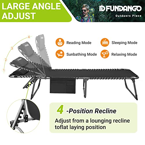 Fundango Lounge Chair, L74.8 X W23.2 X H13.3 Inch, Black_74.8" L X 23.2" W #TOP2