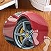 ROOMBA - Juego de 2 Alfombrillas de baño para decoración de baño, Antideslizantes, para baño, para Suelos, Ducha, Cocina, tapete de Franela, cojín de Dormitorio, Color Rojo Ferrari