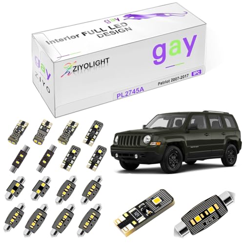 Kit de luces LED interiores para Jeep Patriot 2007-2017 miniatura 1