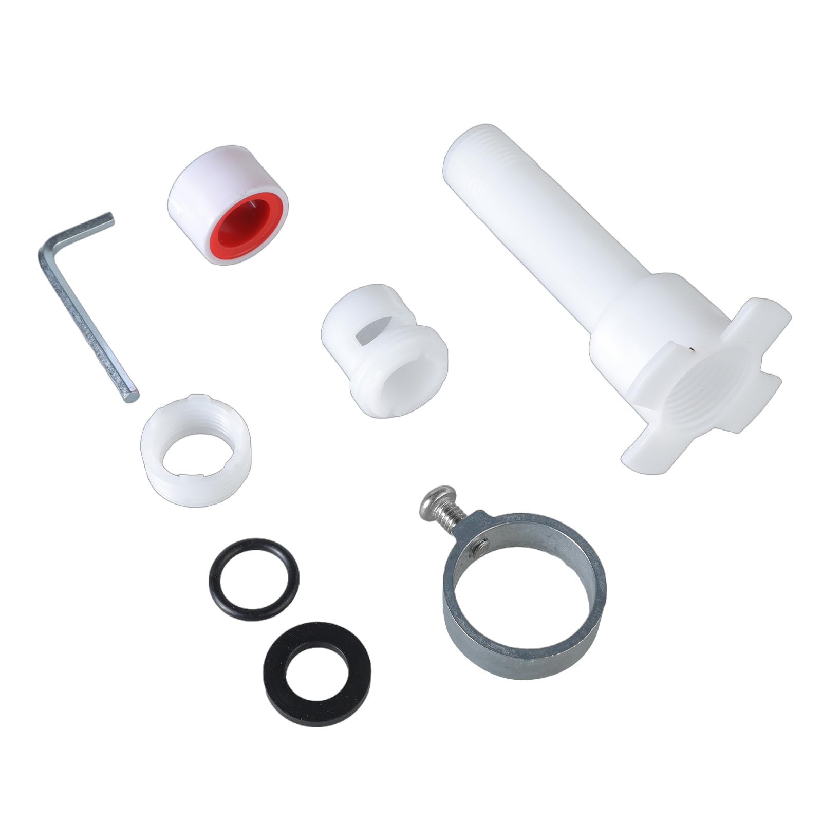 Yhplxyuus Multicolor General 4 In 1 Bathtub Spout Adapter Set Tub Diverter Repair Set Multifunction Bathtub Adapter Simple Installs Tub Faucet Diverter
